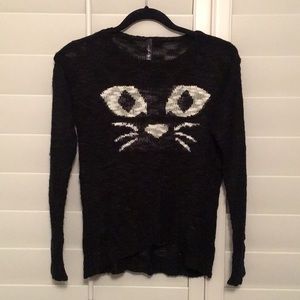 Cat face sweater